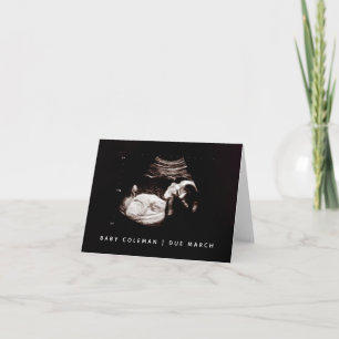 Fotokort för Gravid - meddelande om Baby