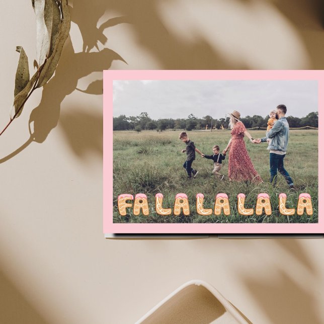 Fotokort för julklapp vid La La Gingertea Anteckningskort (Skapare uppladdad)