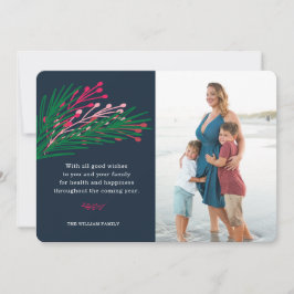 Fotokort för Löv & Berries Julkort