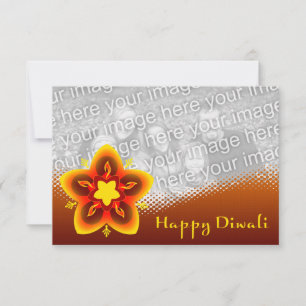 Fotokort för lycklig diwali