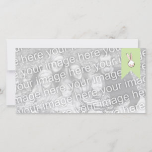 Fotokort för påskhare Banner Julkort