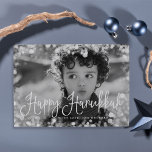 Fotokort för Ram Hanukkah, fryst Julkort<br><div class="desc">Ett enkelt och chic Hanukkah-fotokort har ett övertäckt foto från din favoritfamilj med en vit bokeh gräns som frammanar utseendet på en isig, ett frostigt fönster. "Lycklig Hanukkah" visas längs grund i modern, vit manusskrift. Anpassa till din familj namn och/eller anpassningsbar hälsning som är inkapslad i designen. Kort som går...</div>