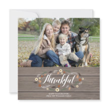 Fotokort för Rustic Thanksgiving