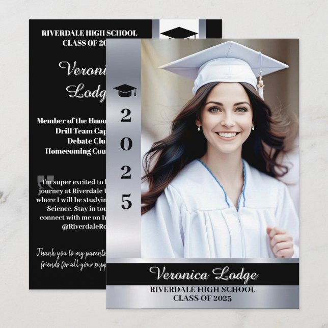 Fotokort för Shimmer Shine Studenten-meddelande Inbjudningar (Fram/baksida)