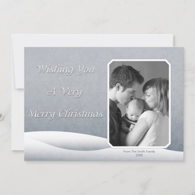 Fotokort för Snö, fryst (Framsida)