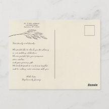 Fotokort för Tack med gruslinje