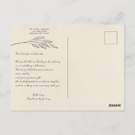 Fotokort för Tack med gruslinje Vykort