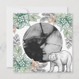 Fotokort för trätland, Rustic Foliage Kort