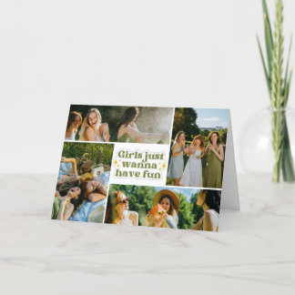 Fotokort för trio-Vänskaper Tack Kort