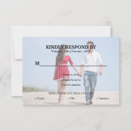 Fotokort för typografi - Bröllop OSA