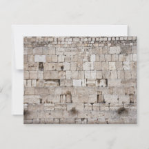 Fotokort för westernt väggJerusalem