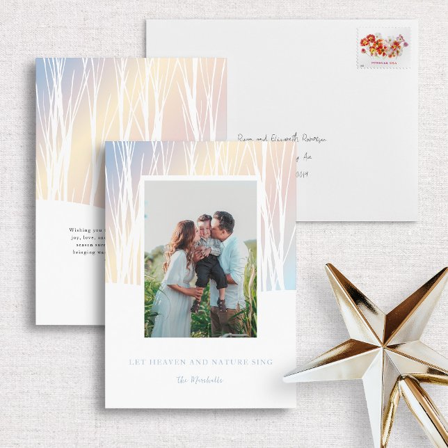 Fotokort för Winter Sergranat-Helgdag Julkort (Skapare uppladdad)