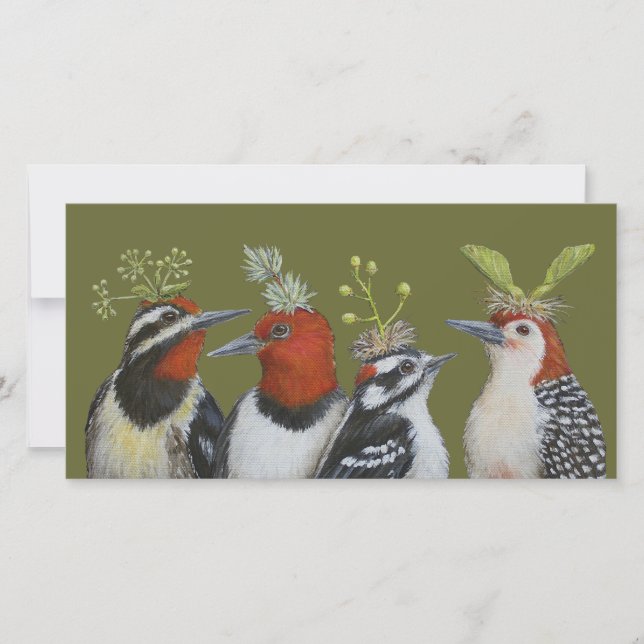 Fotokort för Woodpecker (Framsida)