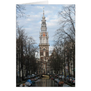 Fotokort från Amsterdam Zuiderkerk (sydkyrkan) Hälsningskort