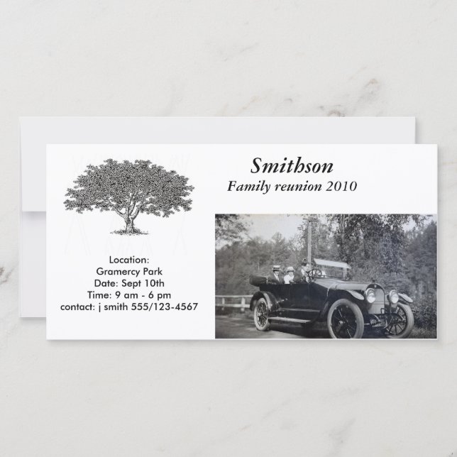 Fotokort - Inbjudan (Framsida)