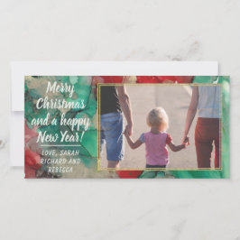 Fotokort " jul och Gröntar" Julkort