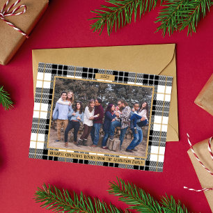 Fotokort med Pput-kort för Family God jul-Helgdag Julkort