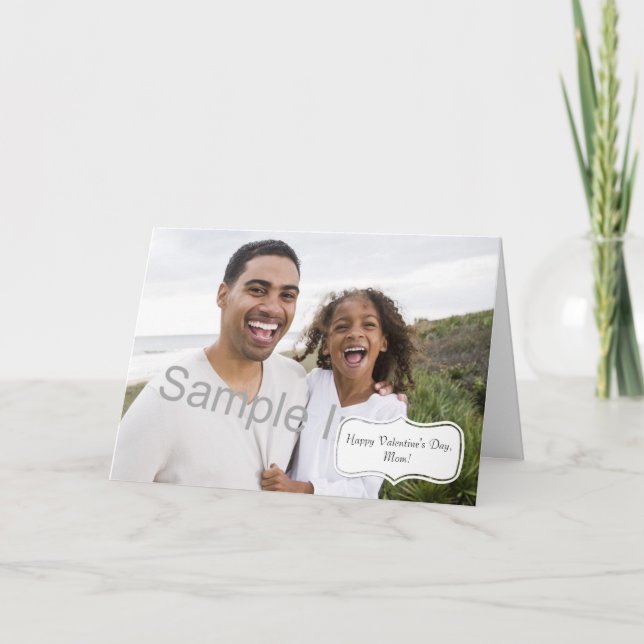 Fotokort på Alla hjärtans dag Helgkort (Framsida)