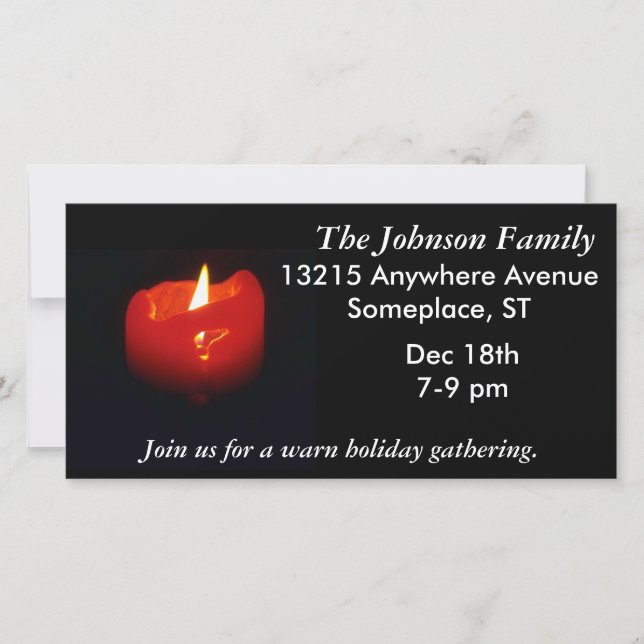 Fotokort - uppvärmning av helgdag (Framsida)