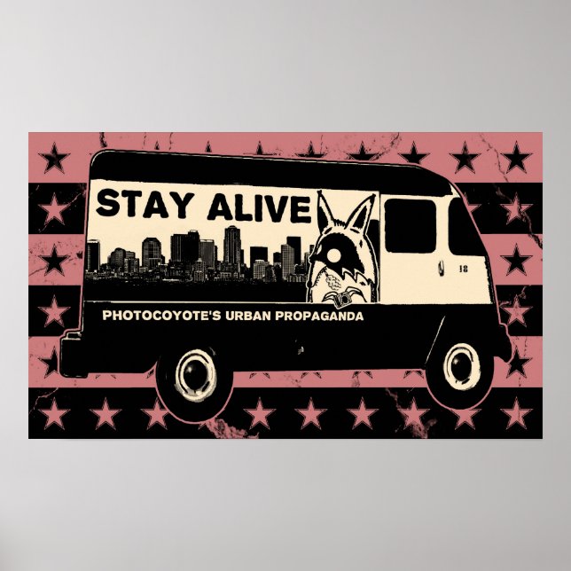 Fotokoyotes stjärnor och Van Poster (Framsidan)