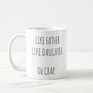 Fotolik Far lik dotter Kaffemugg