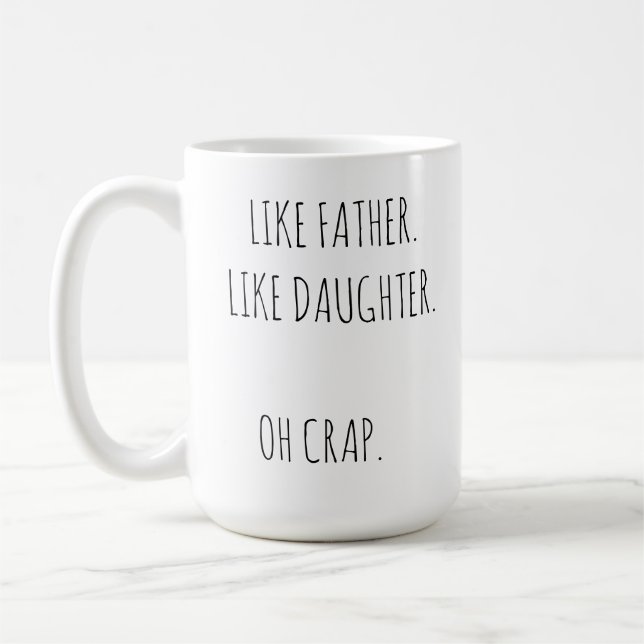Fotolik Far lik dotter/son Coffee Mugg (Vänster)