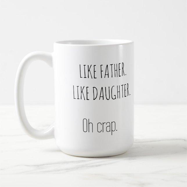 Fotolik Far lik dotter/son Coffee Mugg (Vänster)