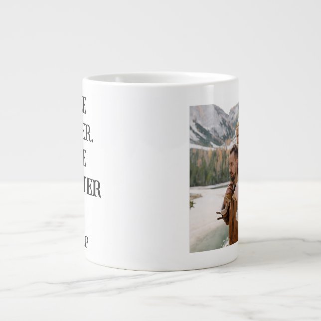 Fotolik Far lik dotter/son Coffee Mugg Jumbo Mugg (Framsidan)