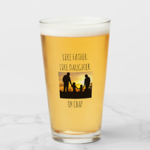 Fotolik Far lik dotter/son Glaskopp