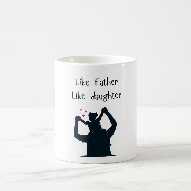 Fotolik Far lik dotter/son Kaffemugg (Center)