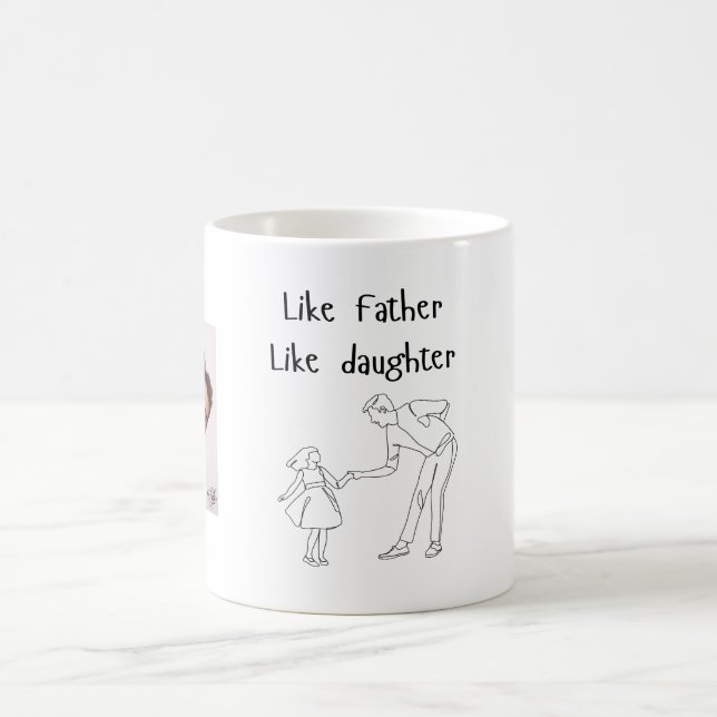 Fotolik Far lik dotter/son Kaffemugg (Center)