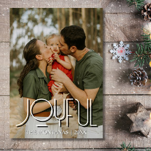 Fotoljus Grått i glatt Modern Helgdag-familj Julkort
