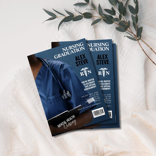 Fotomagasin Student i sjuksköterskeskolor Inbjudningar (Skapare uppladdad)