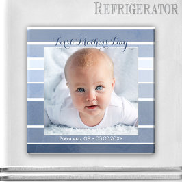 Fotomagnet Baby med första Mors dag-fasade utfasad Magnet