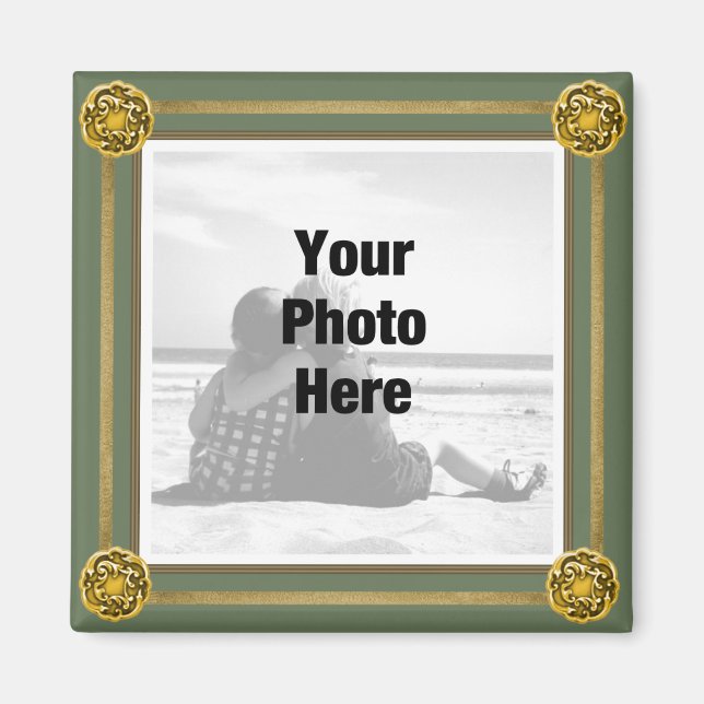 Fotomagnet finare Ram Magnet (Framsidan)
