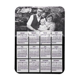Fotomagnet för 2019 kalender magnet