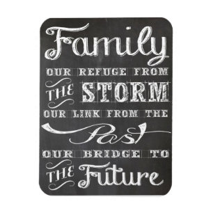 Fotomagnet för familjen 3 tum x4 tum magnet