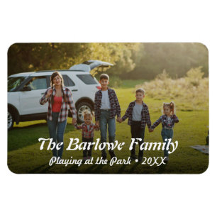 Fotomagnet i Porträtt-familjen (4" x 6") Magnet