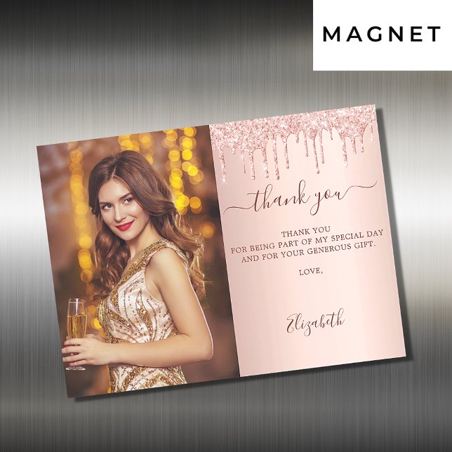 Fotomagneten ro i glitter (Skapare uppladdad)