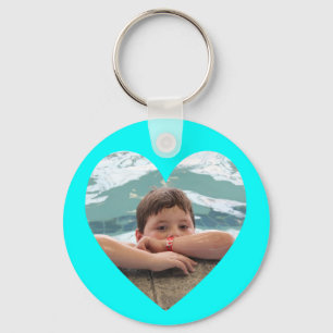 Fotomall för Aqua Heart Nyckelring