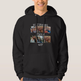 Fotomall för bästa vänner för personligen hoodie