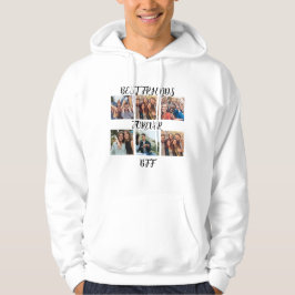 Fotomall för bästa vänner för personligen hoodie