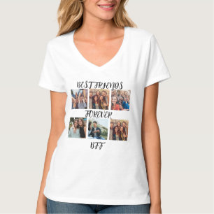 Fotomall för bästa vänner för personligen t shirt