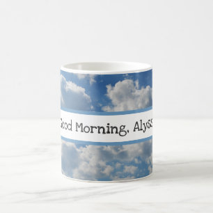 Fotomall för Bra Morgon Namn Kaffemugg