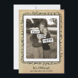 Fotomall för bröllop spara datum spara datumet<br><div class="desc">Notera bröllop med ett roligt foto! Den här inbjudan är anpassade för ditt foto och speciella hälsning.</div>