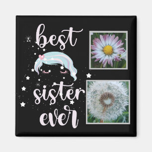 Fotomall för cute-syster magnet