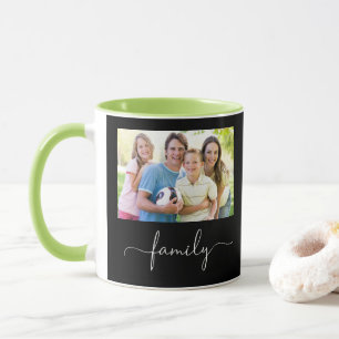 Fotomall för familj mugg
