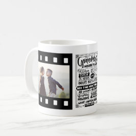Fotomall för Grandma House Regler Kaffemugg
