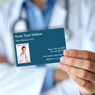 Fotomall för medicinska familjen Doktor Visitkort