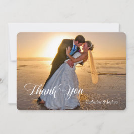 Fotomall för nattstjärnor Bröllop Tack Kort